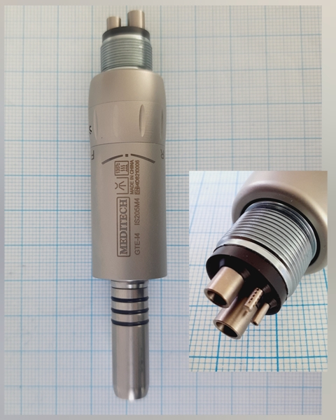 Микромотор пневматический внутренняя вода (MEDITECH)  GTE-14  IS205 M4 
